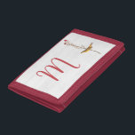 Audubon Gult Bird on Flower med Monogram<br><div class="desc">Den här vintagen, där John James Audubon's Plate 9 från Birds of America reproduceras, har den slående Selby's Flycatcher, numera känd som Hooded Warbler, som på ett skonsamt sätt genomsöktes på en levande röd vilda blomma (Pheasants Öga). Mot en texturerad svart bakgrund kommer den ljusa gulten och det svarta plumret...</div>