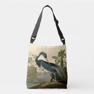 Audubon Louisiana Hägrar Fåglar Amerika Konst Axelväska