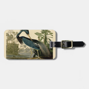 Audubon Louisiana Hägrar Fåglar Amerika Konst Bagagebricka