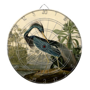 Audubon Louisiana Hägrar Fåglar Amerika Konst Darttavla
