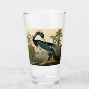 Audubon Louisiana Hägrar Fåglar Amerika Konst Glaskopp