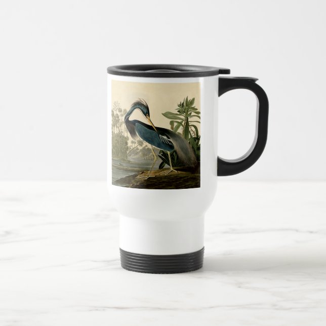 Audubon Louisiana Hägrar Fåglar Amerika Konst Resemugg (Höger)