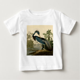 Audubon Louisiana Hägrar Fåglar Amerika Konst Tee