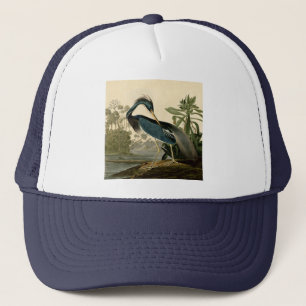 Audubon Louisiana Hägrar Fåglar Amerika Konst Truckerkeps