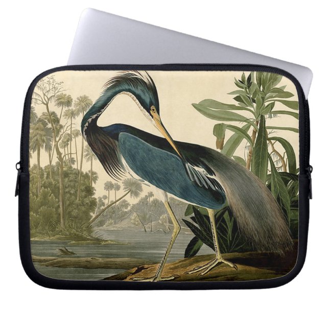 Audubon Louisiana Heron Laptop Fodral (Framsidan)