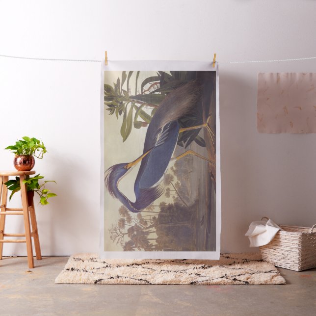 Audubon Louisiana Tri-Färgad Heron Tyg (In Situ)