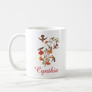 Audubon Mango Hummingbird i Gem Färg Kaffemugg