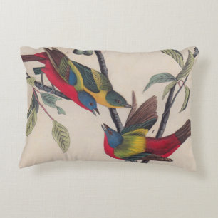 Audubon Pavisserligen Bunting Bird Wildlife Prydnadskudde