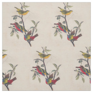 Audubon Pavisserligen Bunting Bird Wildlife Tyg