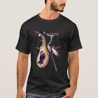 Audubon Purple Min North American Birds Education T Shirt