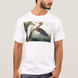 Audubon: Rödaktig Egret eller lilaHeron Tee