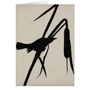 Audubon Silhouette II Hälsningskort