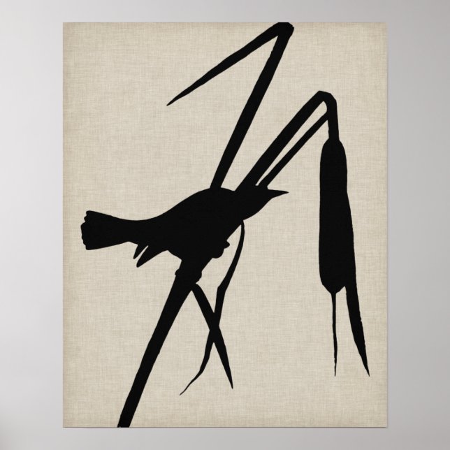 Audubon Silhouette II Poster (Framsidan)