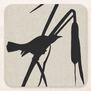 Audubon Silhouette II Underlägg Papper Kvadrat