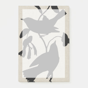 Audubon Silhouette IV Post-it Block