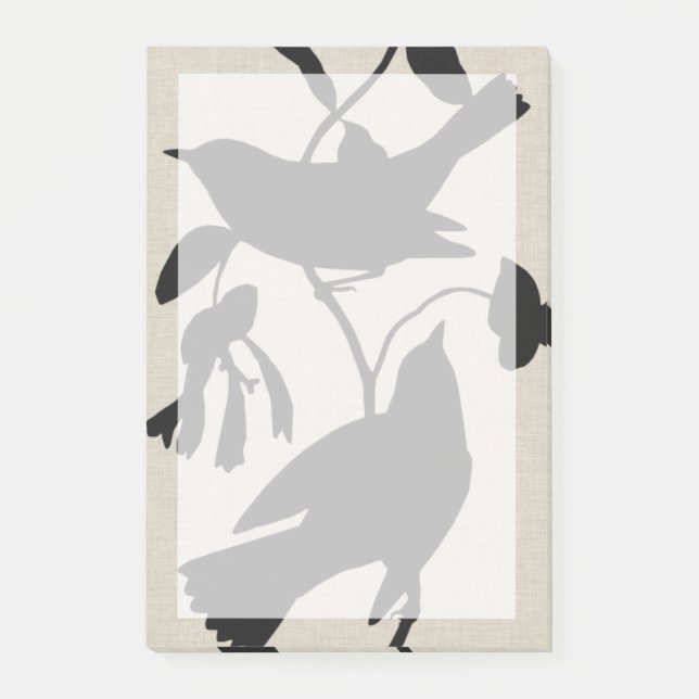 Audubon Silhouette IV Post-it Block (Framsida)