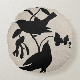 Audubon Silhouette IV Rund Kudde