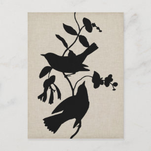 Audubon Silhouette IV Vykort