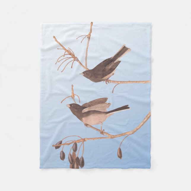 Audubon Snö Bird Fleece Blanket (Framsidan)