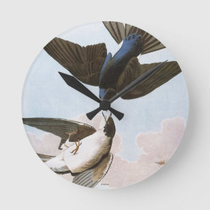 Audubon: Svälj i Träd Rund Klocka