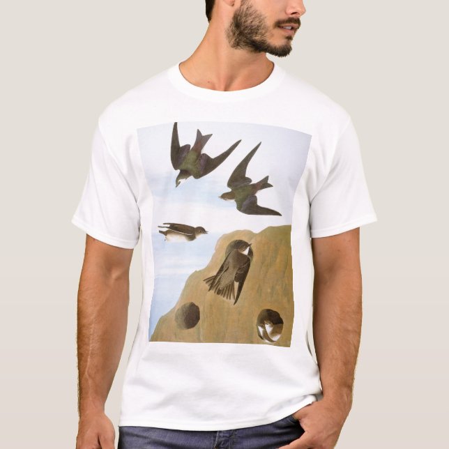 Audubon: Svalor T Shirt (Framsida)
