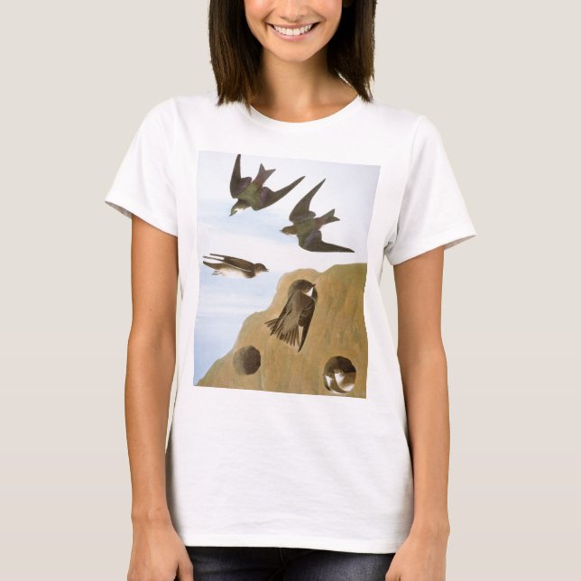 Audubon: Svalor Tee Shirt (Framsida)
