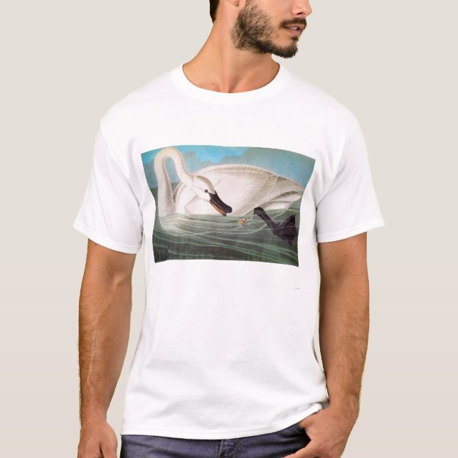 Audubon: Trumpetaresvan T-shirt (Framsida)