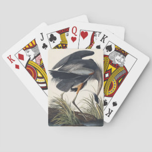 Audubon Underbar Blue Heron Wetland Majesty Casinokort