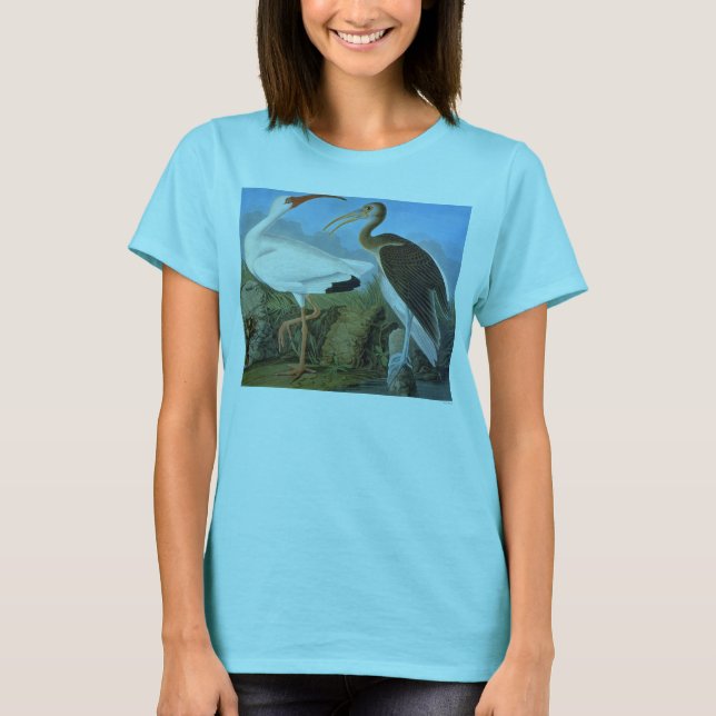 Audubon: White Ibis Tee Shirt (Framsida)