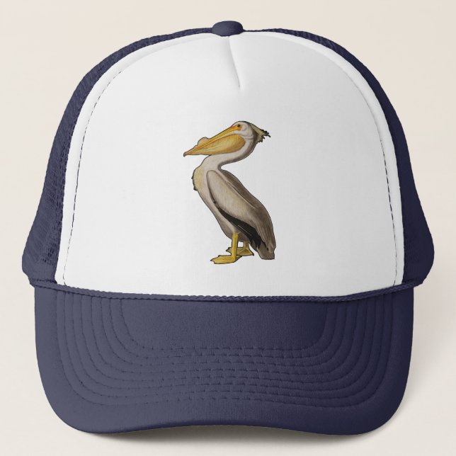 Audubon White Pelican Bird America Truckerkeps (Framsida)