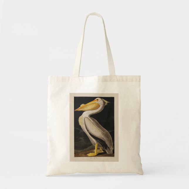 Audubon White Pelican Bird America Tygkasse (Framsidan)