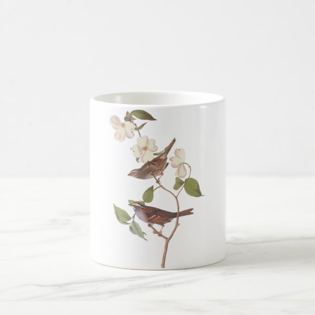 Audubon White Throred Sparrow Kaffemugg (Center)