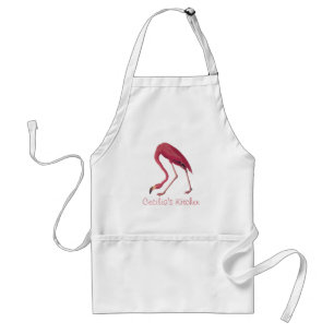 Audubon's American Rosa Flamingo Vintage Art Förkläde