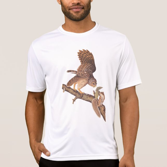 Audubon's Barred Uggla och Squirrel Odd Couple Tee (Framsida)