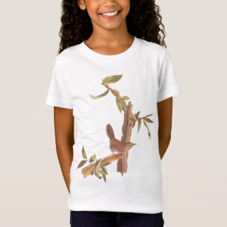 Audubon's Bewick's Long Tails Wren Sång Bird Tee
