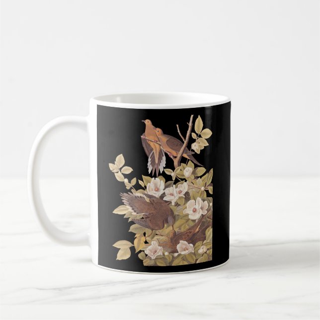 Audubon's Carolina Turtle Dove Kaffemugg (Vänster)