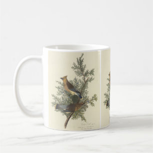 Audubon's Cedar Waxwing Bird Painting Kaffemugg