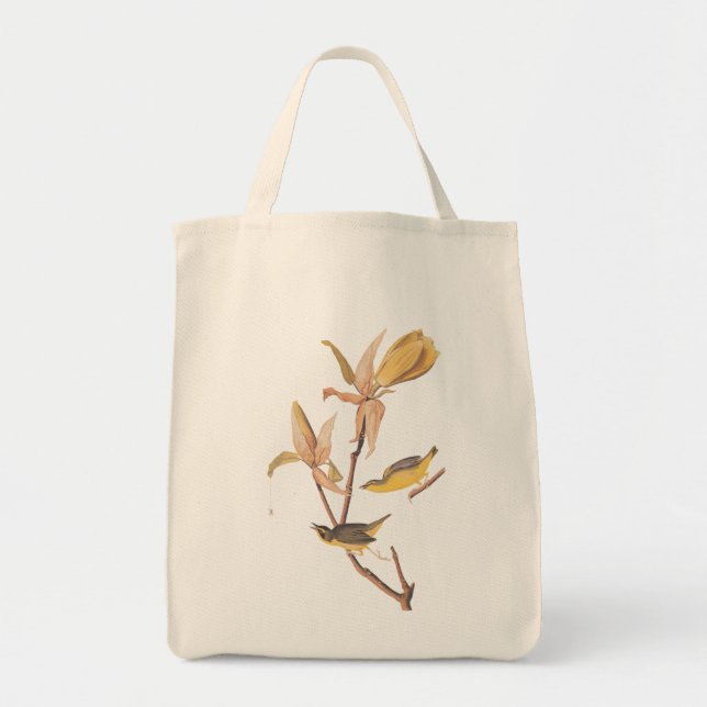 Audubon's Kentucky Warbler Livsmedel Tote Tygkasse (Framsidan)