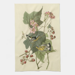 Audubons Magnoliasångare Kökshandduk