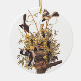 Audubon's Mocking Bird Julgransprydnad Keramik