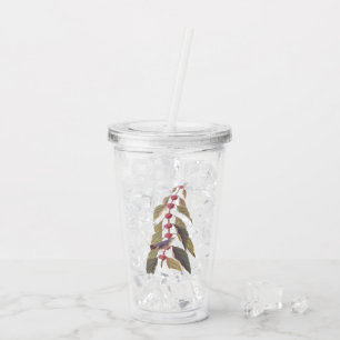 Audubons Vintage Blue Grönt Warbler Sång Bird Take Away Mugg