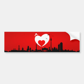 Aufkleber Skyline Berlin Bildekal