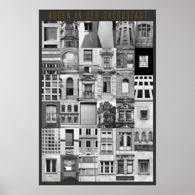 Augen in der Großstadt Poster (Framsidan)