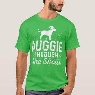 Auggie genom snö-nyårshelgen (nyår D) T Shirt