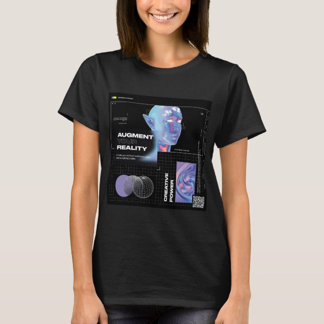 Augmented Reality Women's T-Shirts (Framsida)
