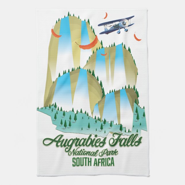 Augrabies Falls nationalpark Sydafrika Kökshandduk (Vertikal)