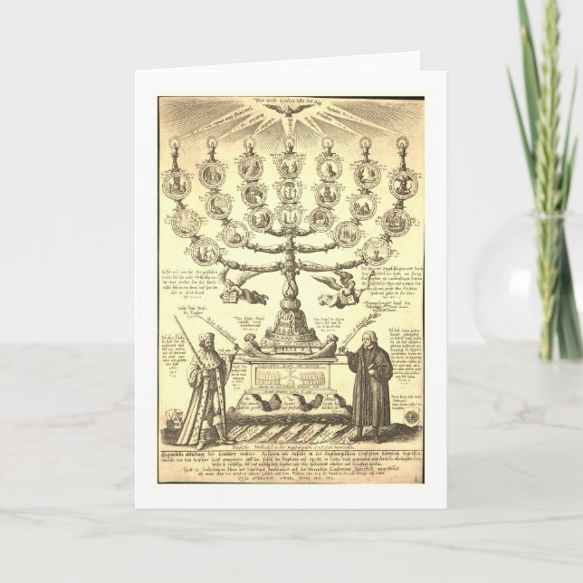 Augsburg-bekännelse Anteckningskort (Framsida)