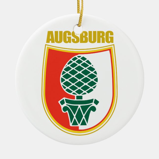 Augsburg Julgransprydnad Keramik (Framsidan)