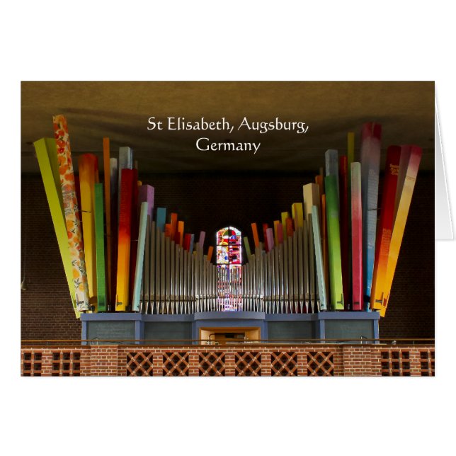 Augsburg-orgel Hälsningskort (Framsidan Horizontal)