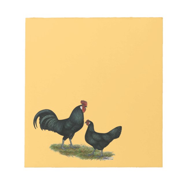 Augsburger Chickens Anteckningsblock (Framsida)